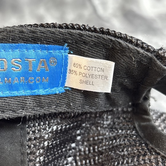 Costa Trucker Hat Snapback Cap Gray Black 3D Embroidered Cotton/Poly Marlin Fish - Picture 15 of 16